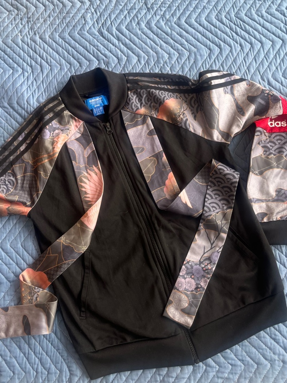 Rita Ora • limited edition drop • ADIDAS • wms: S Japan/kimono/obi style details